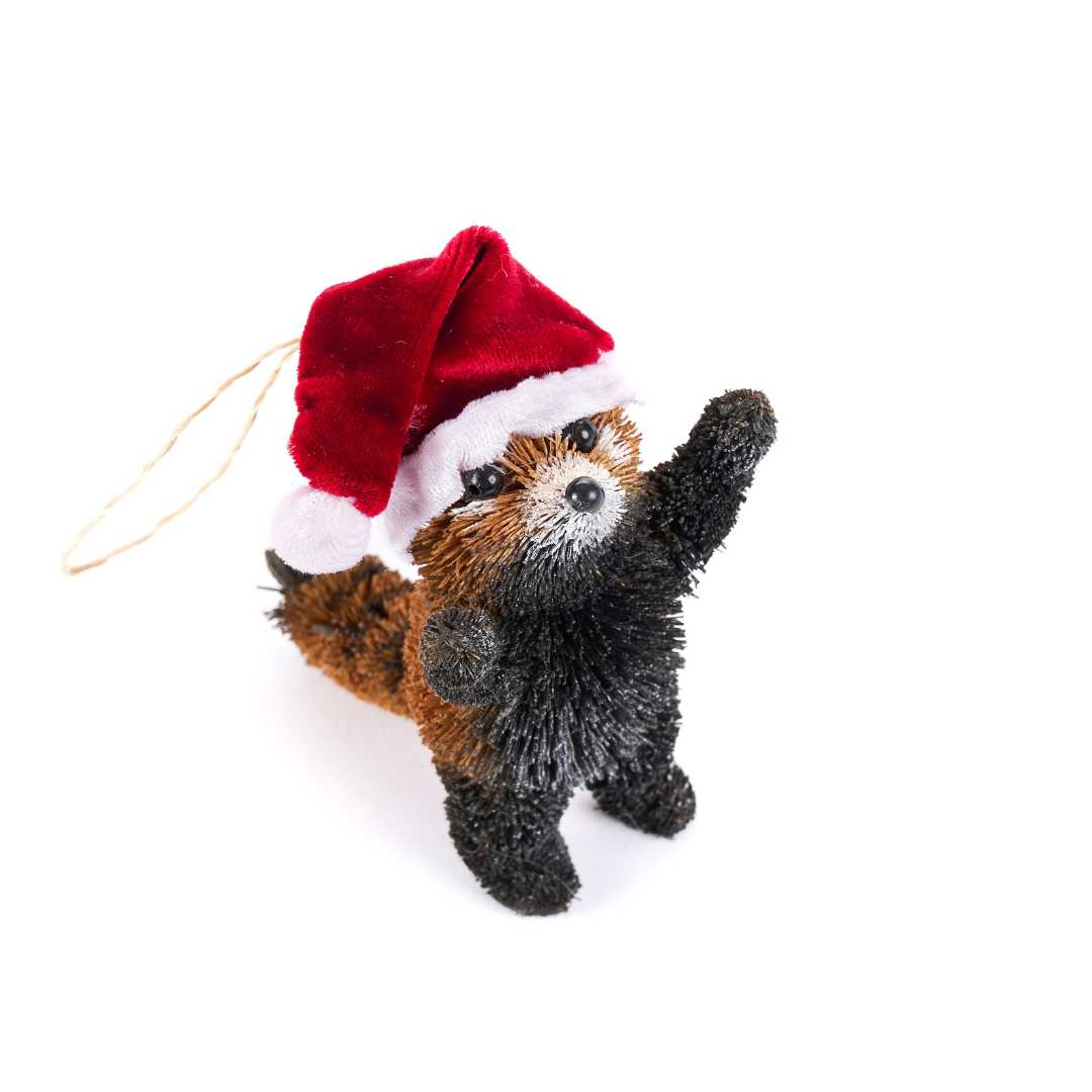 Addobbo Panda Rosso buri