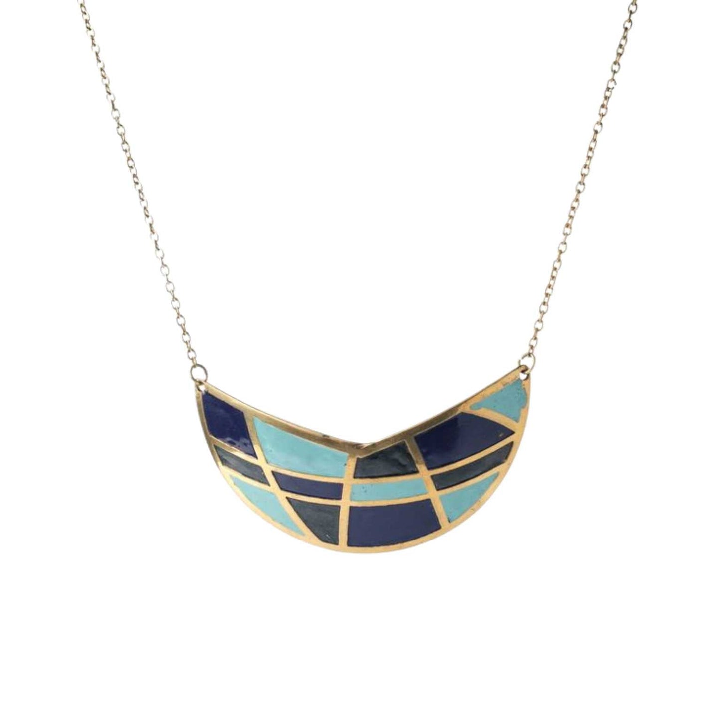 Collana Abstract ottone