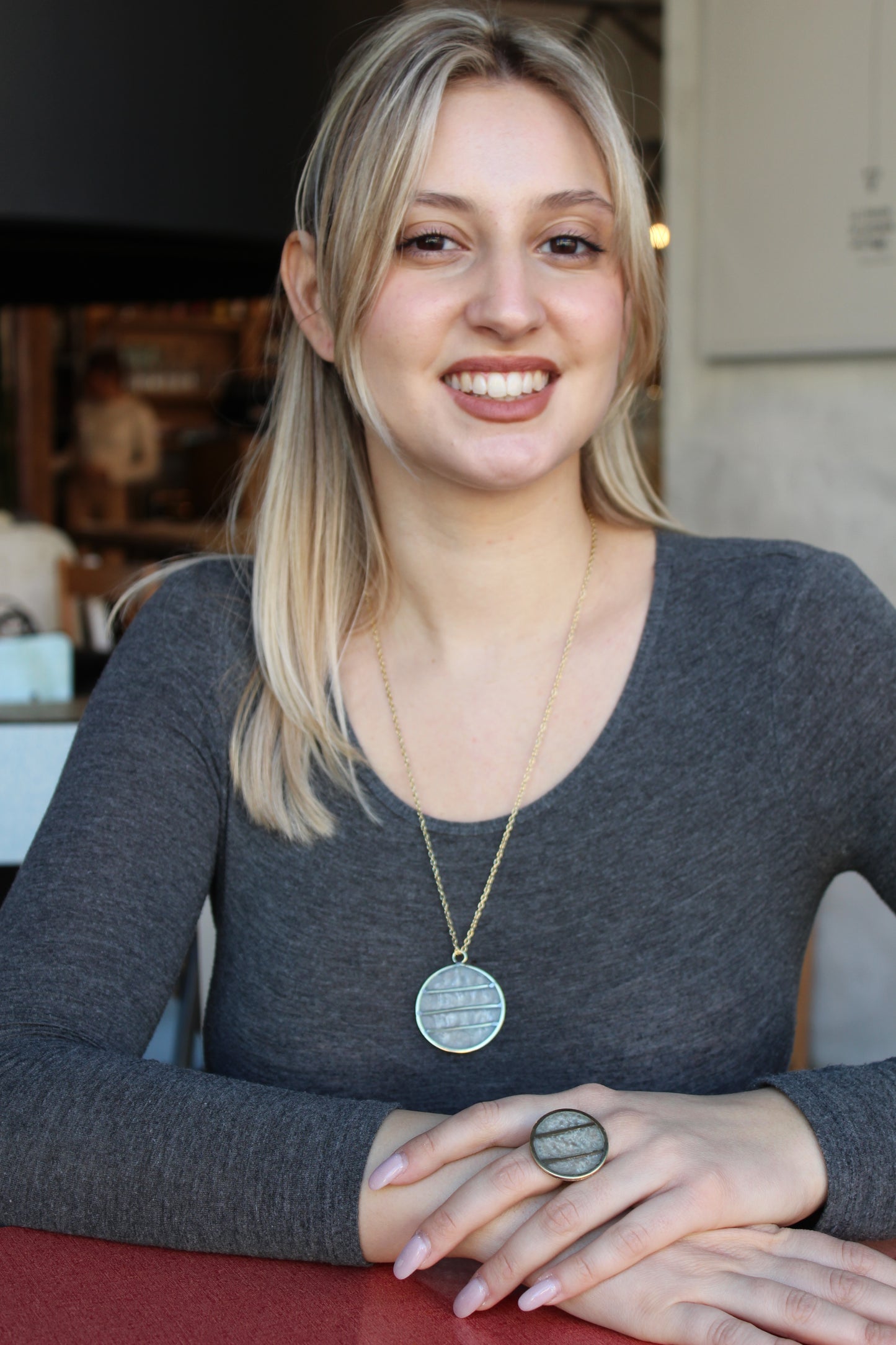 Collana Pearl resina