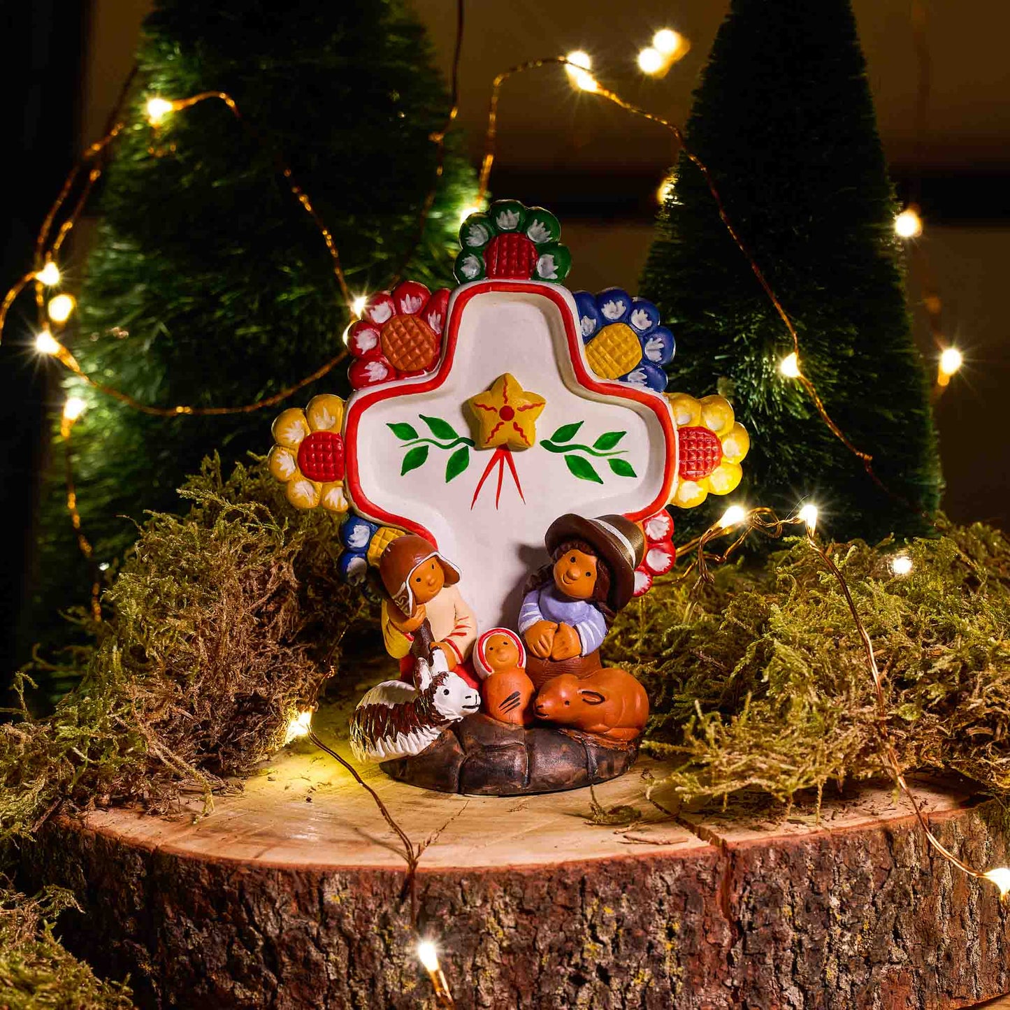 Presepe Croce Gloriosa ceramica