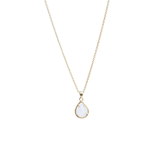 Collana Eva ottone e pietra di luna