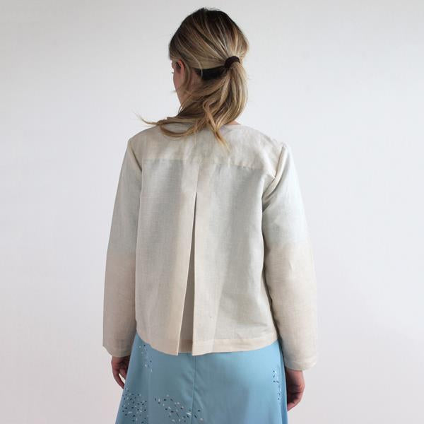 Giacca Citrus lino e cotone