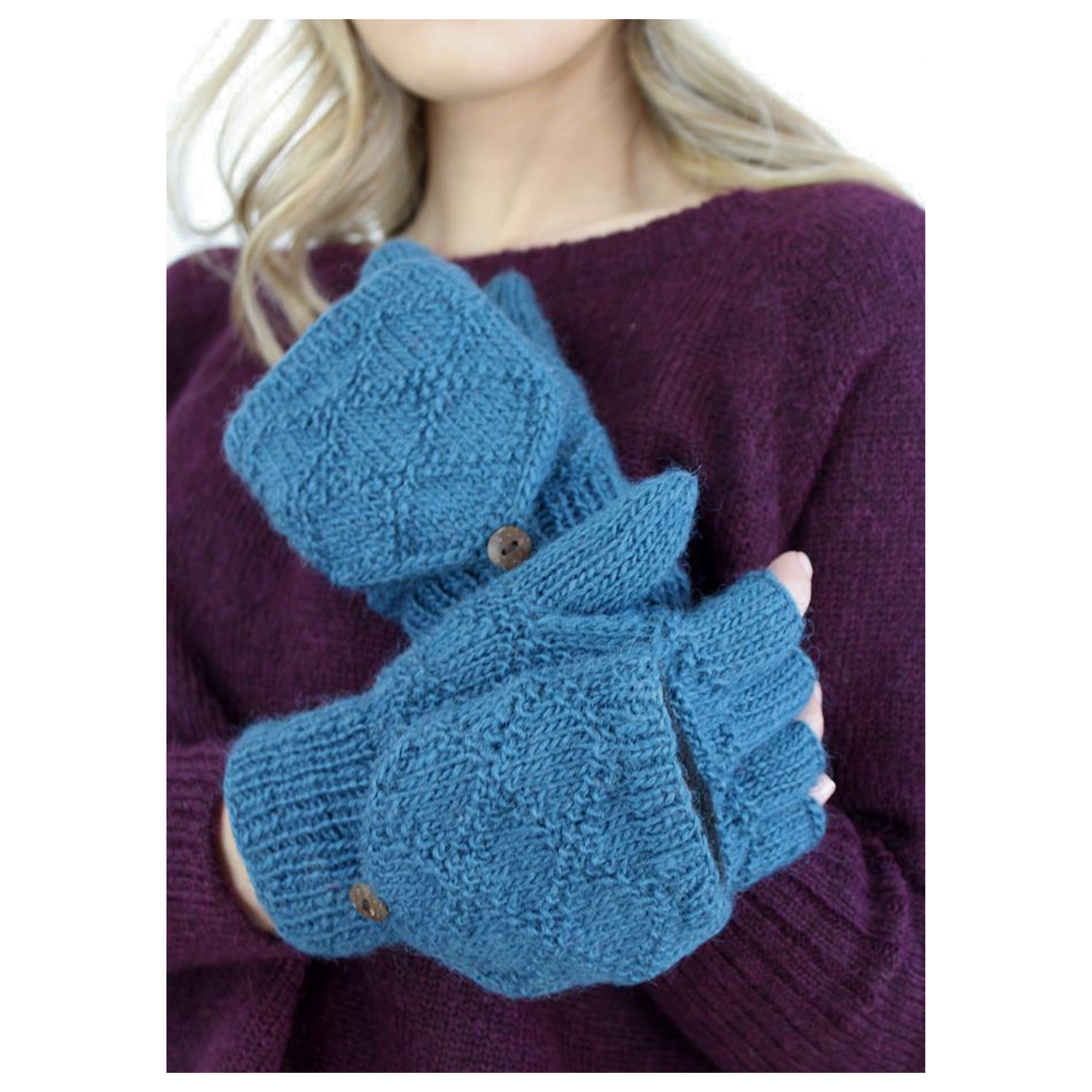 Guanti Rubina lana interno felpato