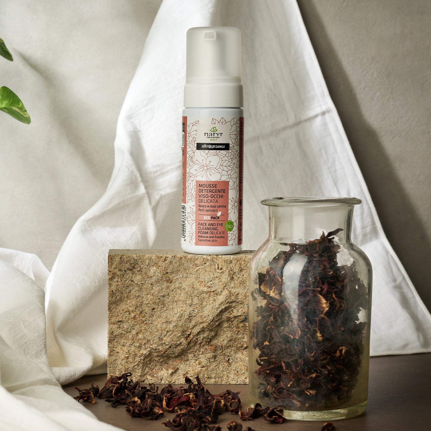 Mousse detergente viso occhi delicata - bio | 150 ml