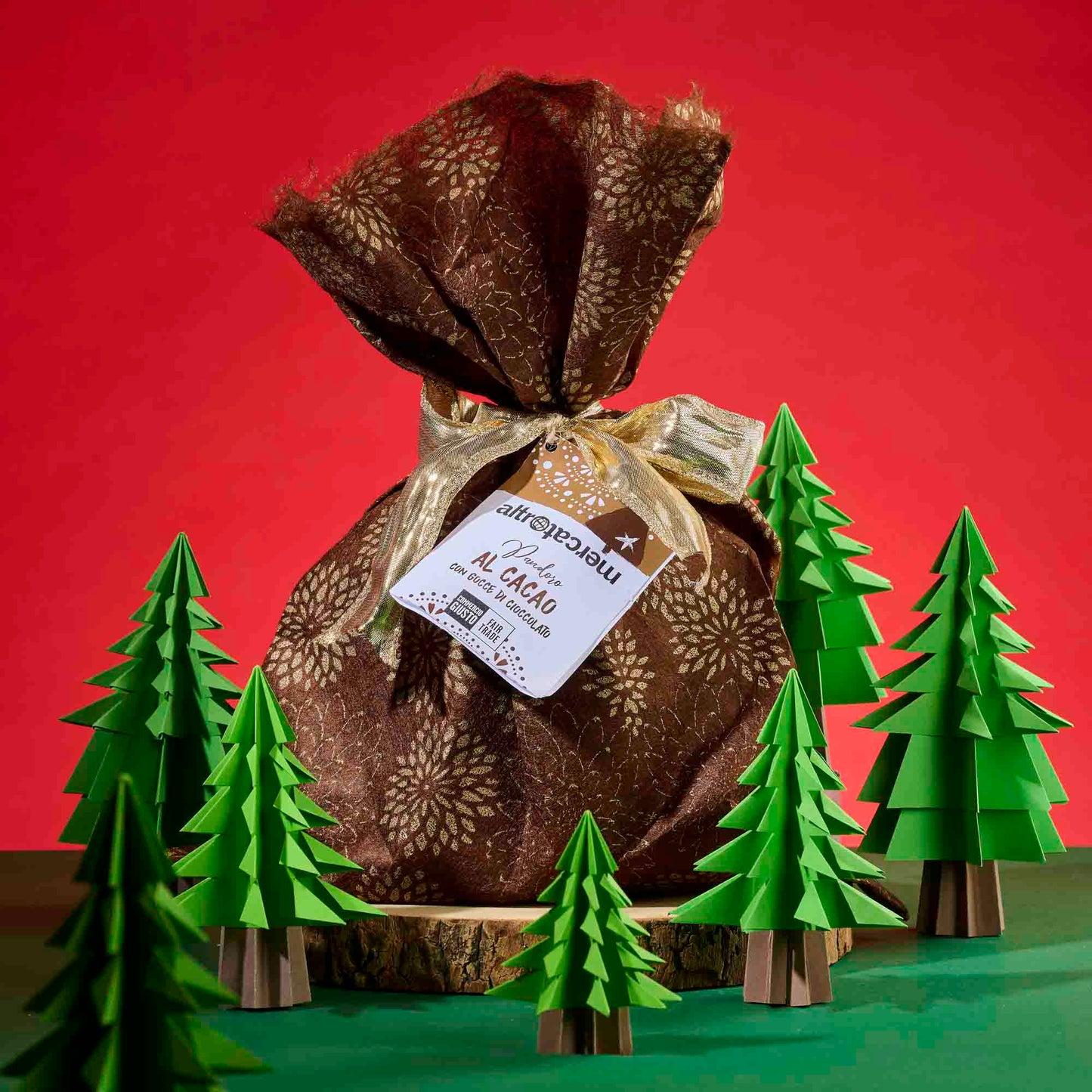 Pandoro al cacao con gocce di cioccolato | 750 gr