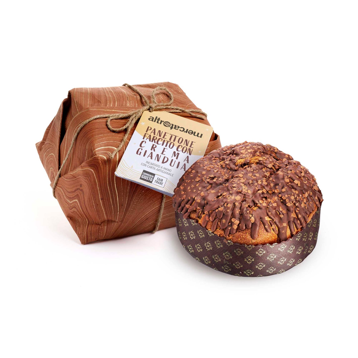 Panettone farcito al gianduja | 750 gr