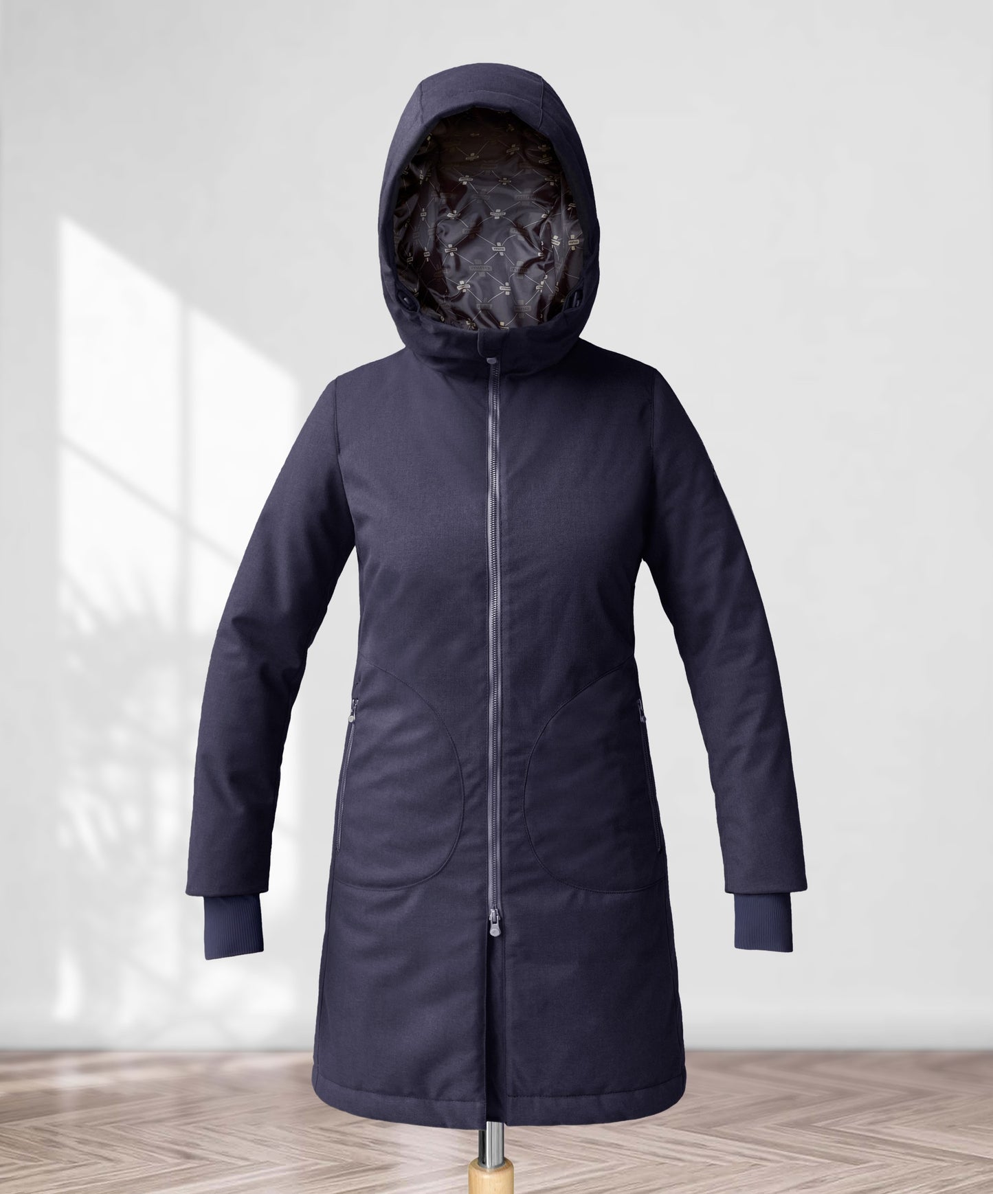 Parka termico lungo donna