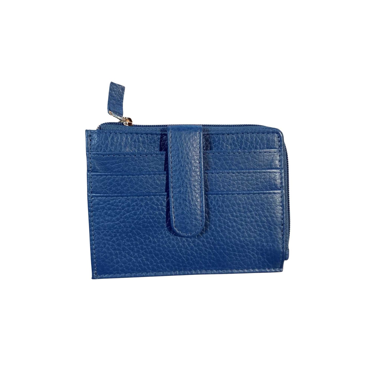 Portacarte portachiavi Zip pelle
