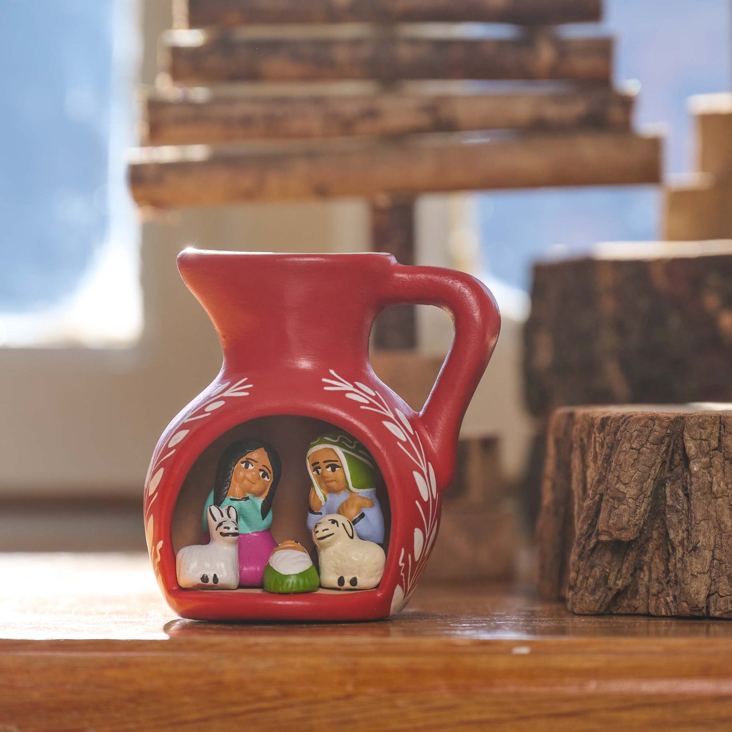 Presepe Nella brocca ceramica