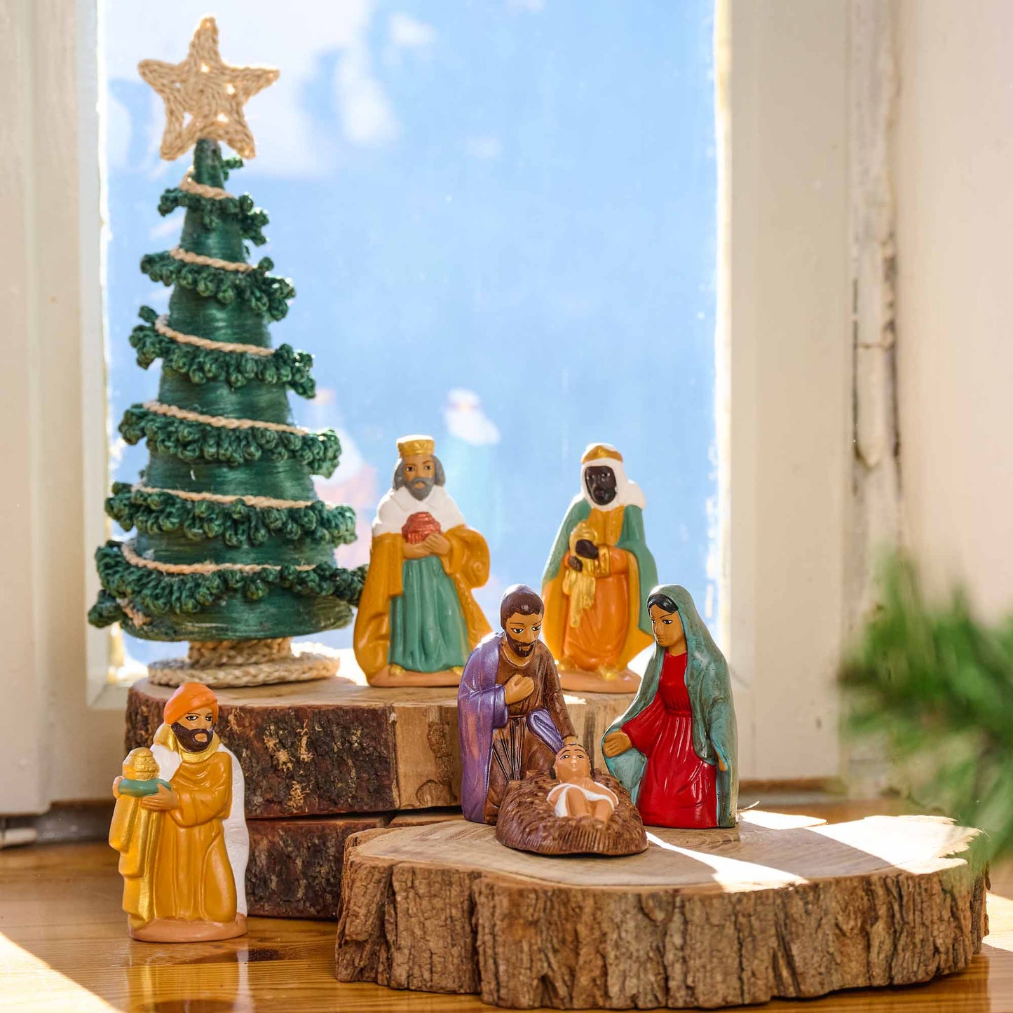 Presepe Tradizione con Re Magi ceramica