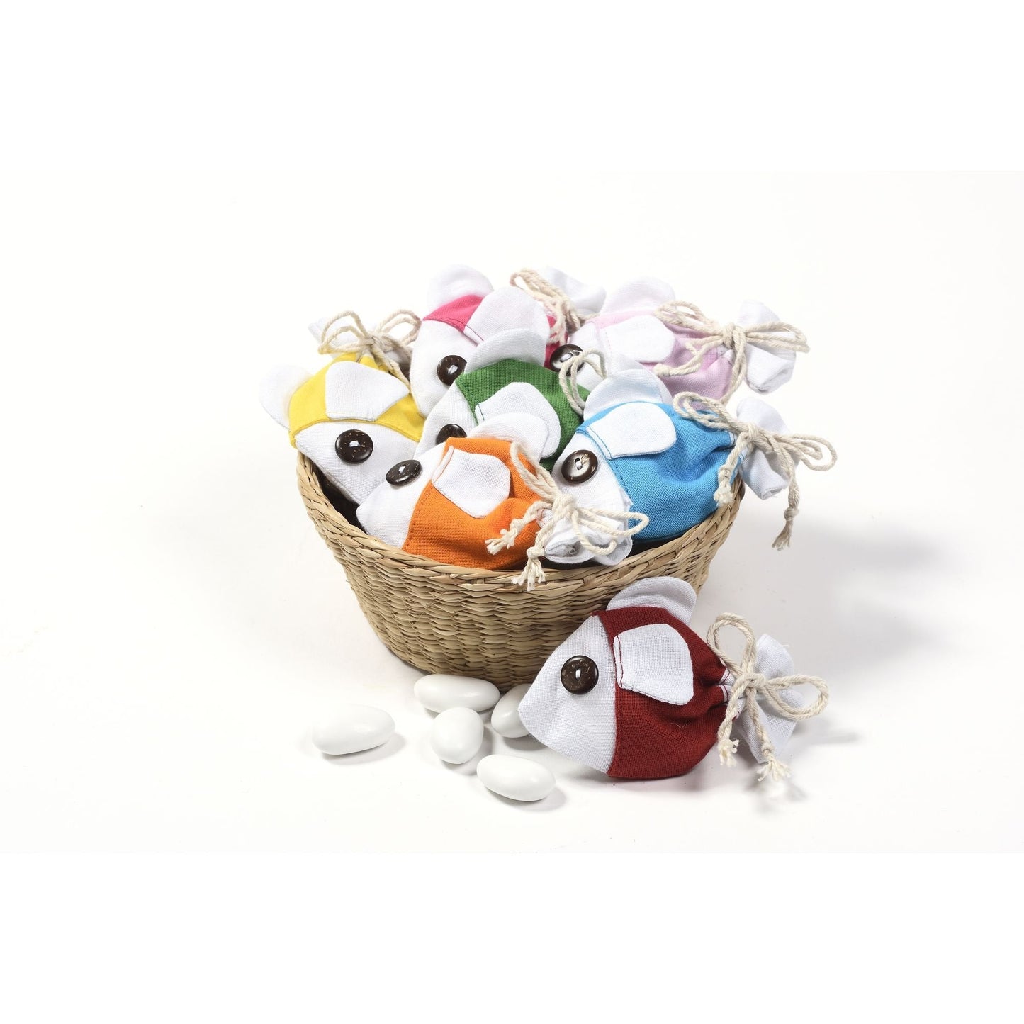 Kit 5 sacchettini Pesciolino cotone