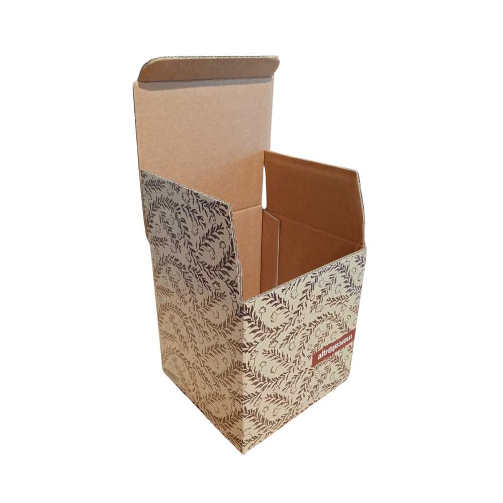 Scatolina floreale cartone