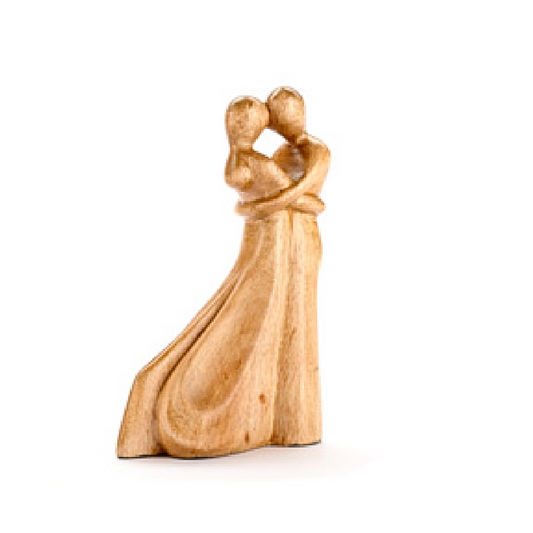 Scultura Bacio legno
