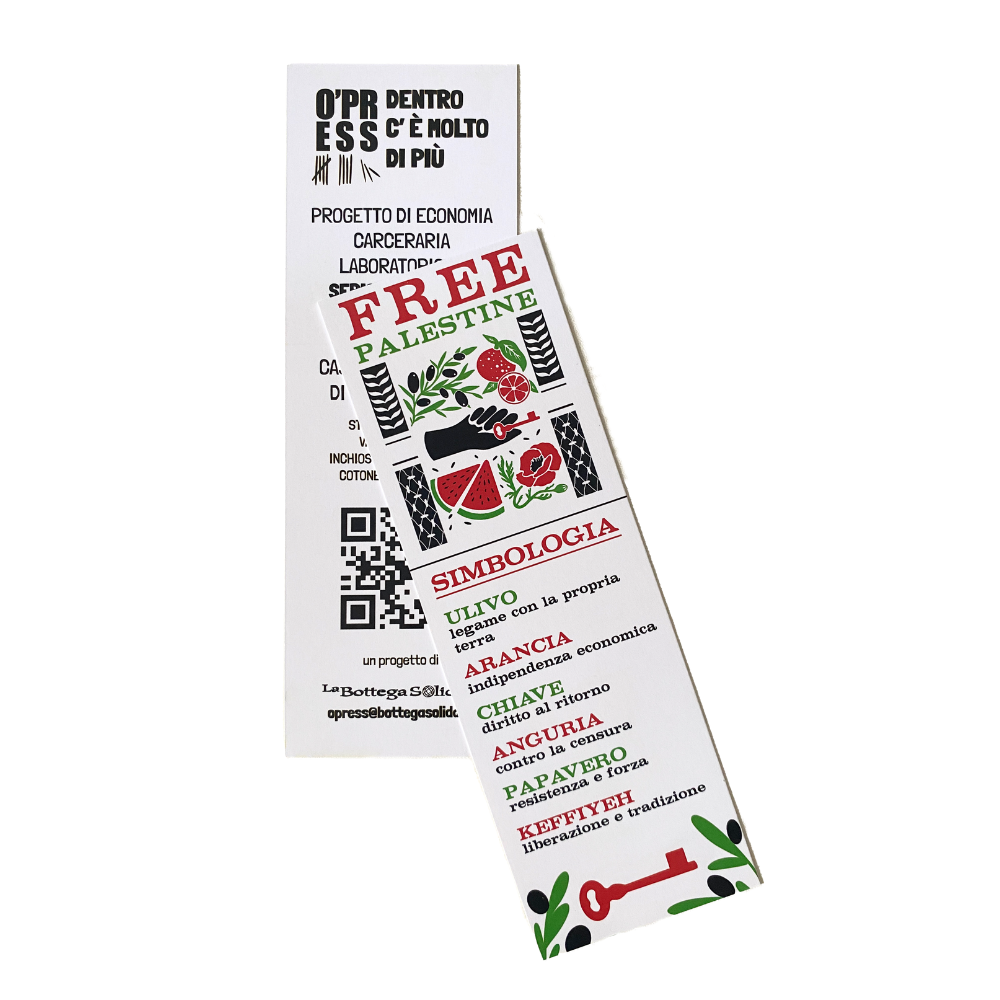 T-shirt Free Palestine cotone bio
