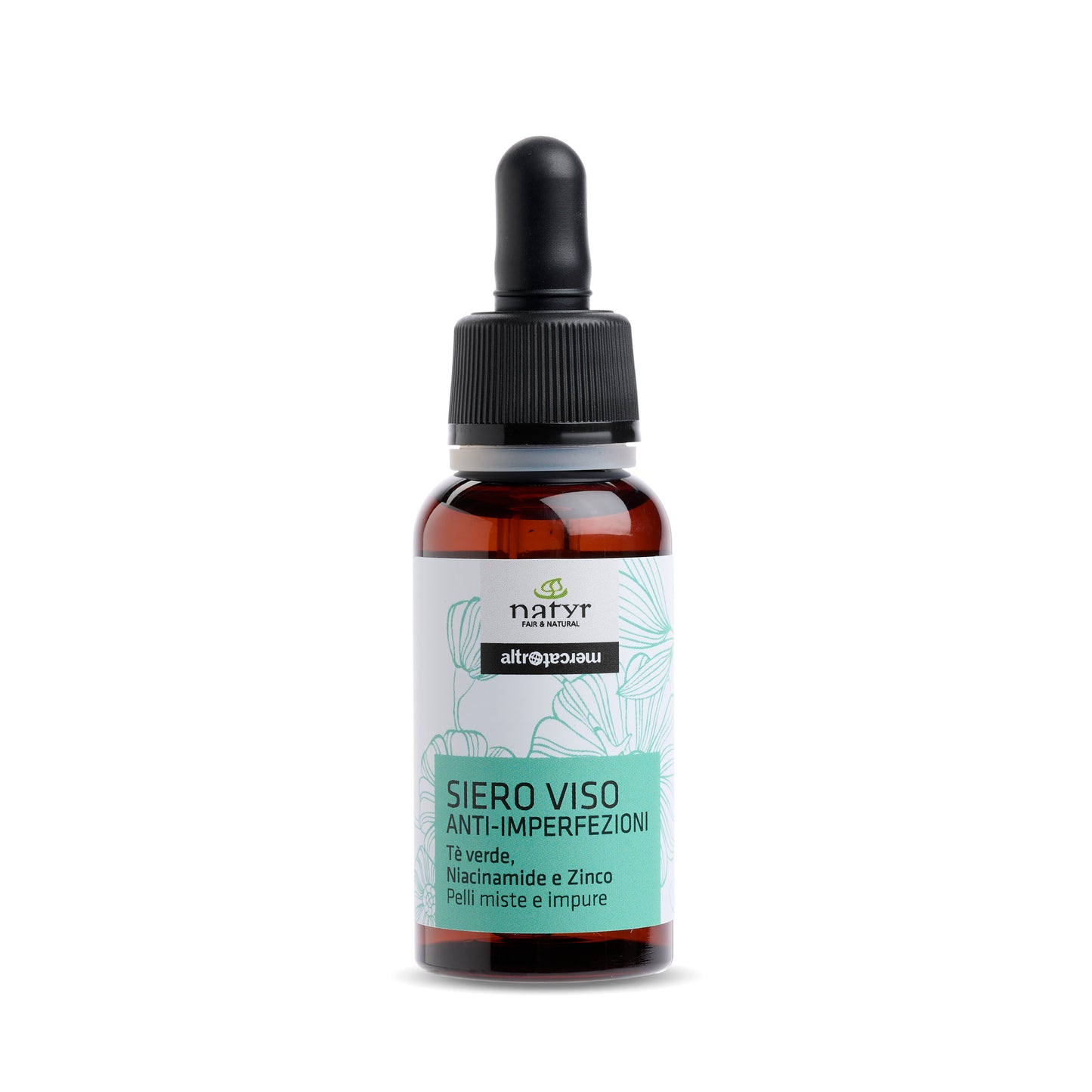 Siero viso concentrato uniformante tè verde | 30 ml