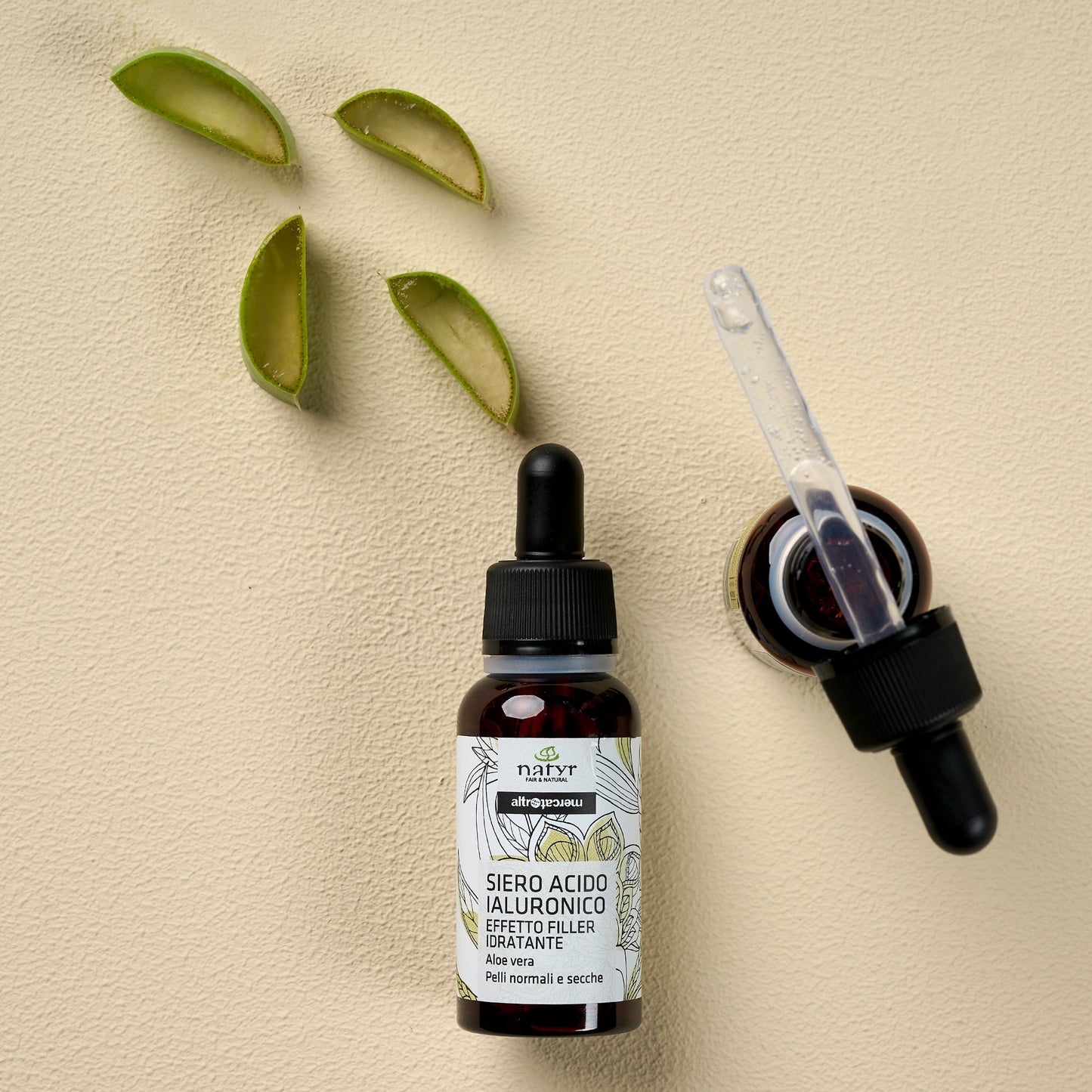 Siero acido ialuronico e aloe vera | 30 ml
