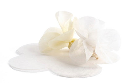Foglio carta seta fustellato a fiore