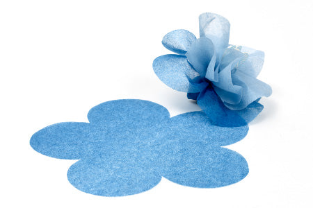 Foglio carta seta fustellato a fiore