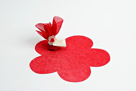 Foglio carta seta fustellato a fiore