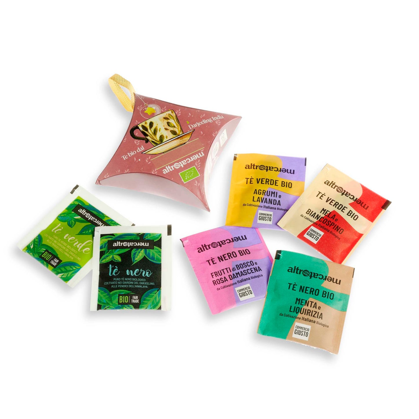 Tè Darjeeling in stella appendibile | 6 filtri