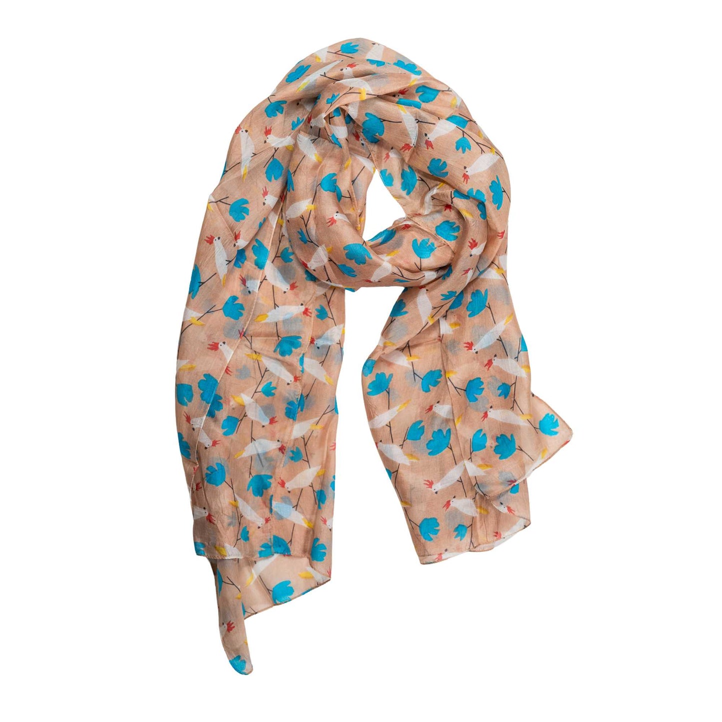 Stola Pappagalli seta