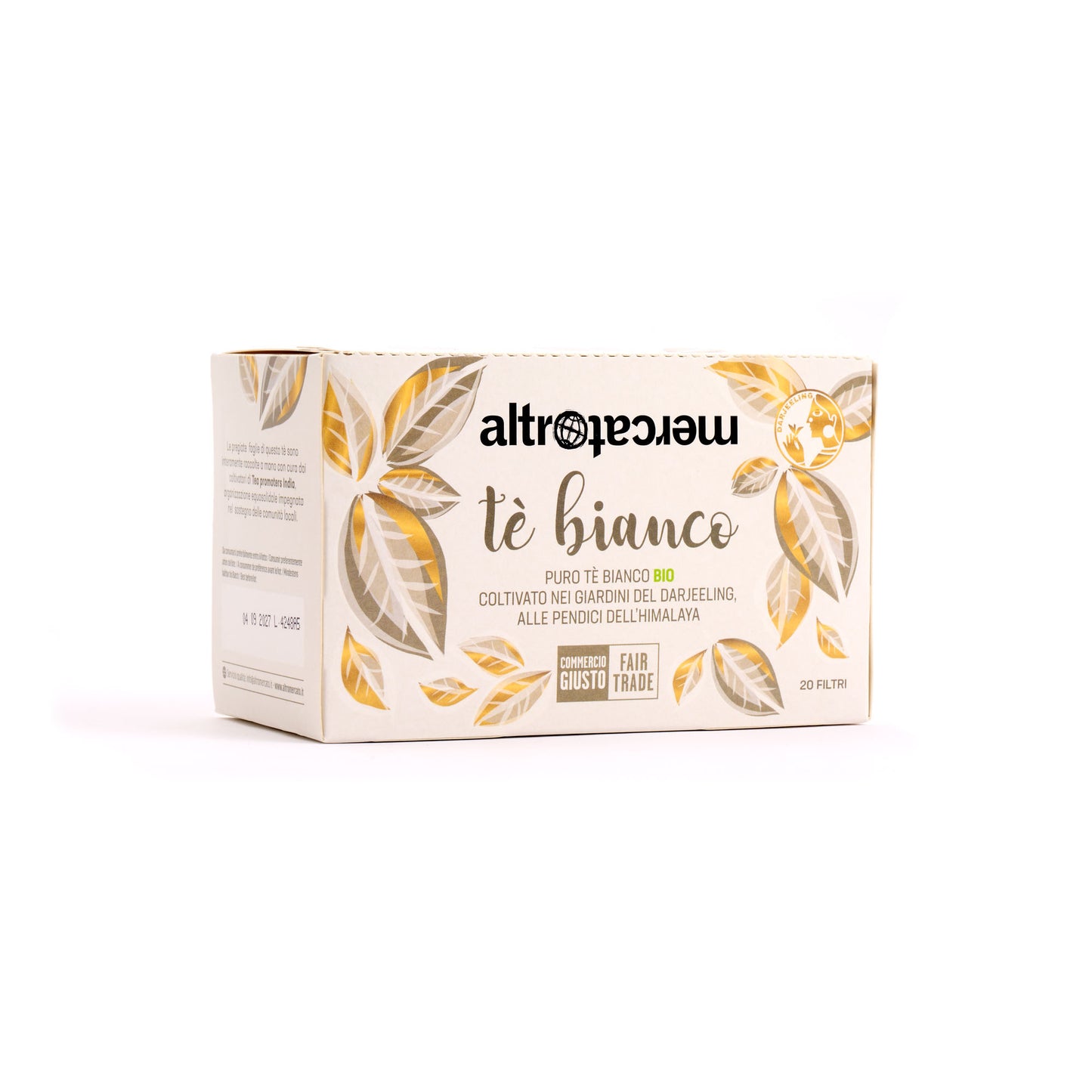 Tè bianco Darjeeling in filtri - bio | 20 filtri