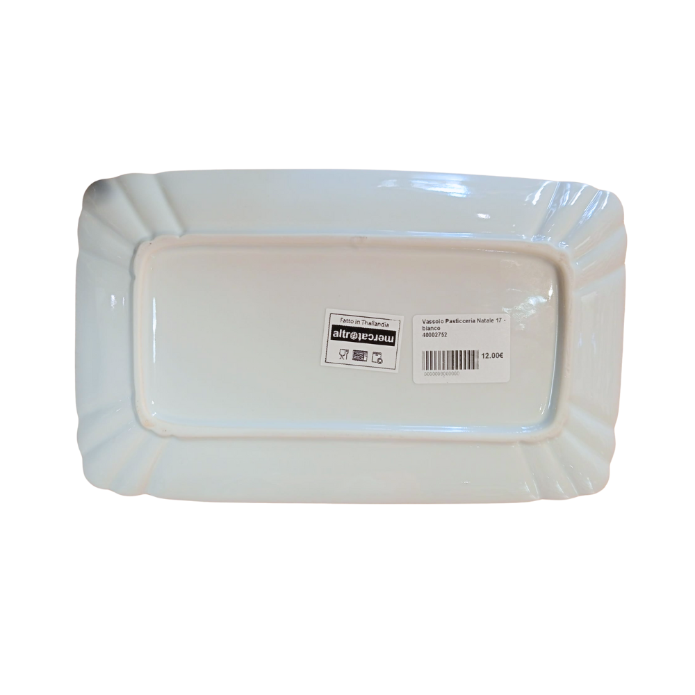 Vassoio Pasticceria ceramica