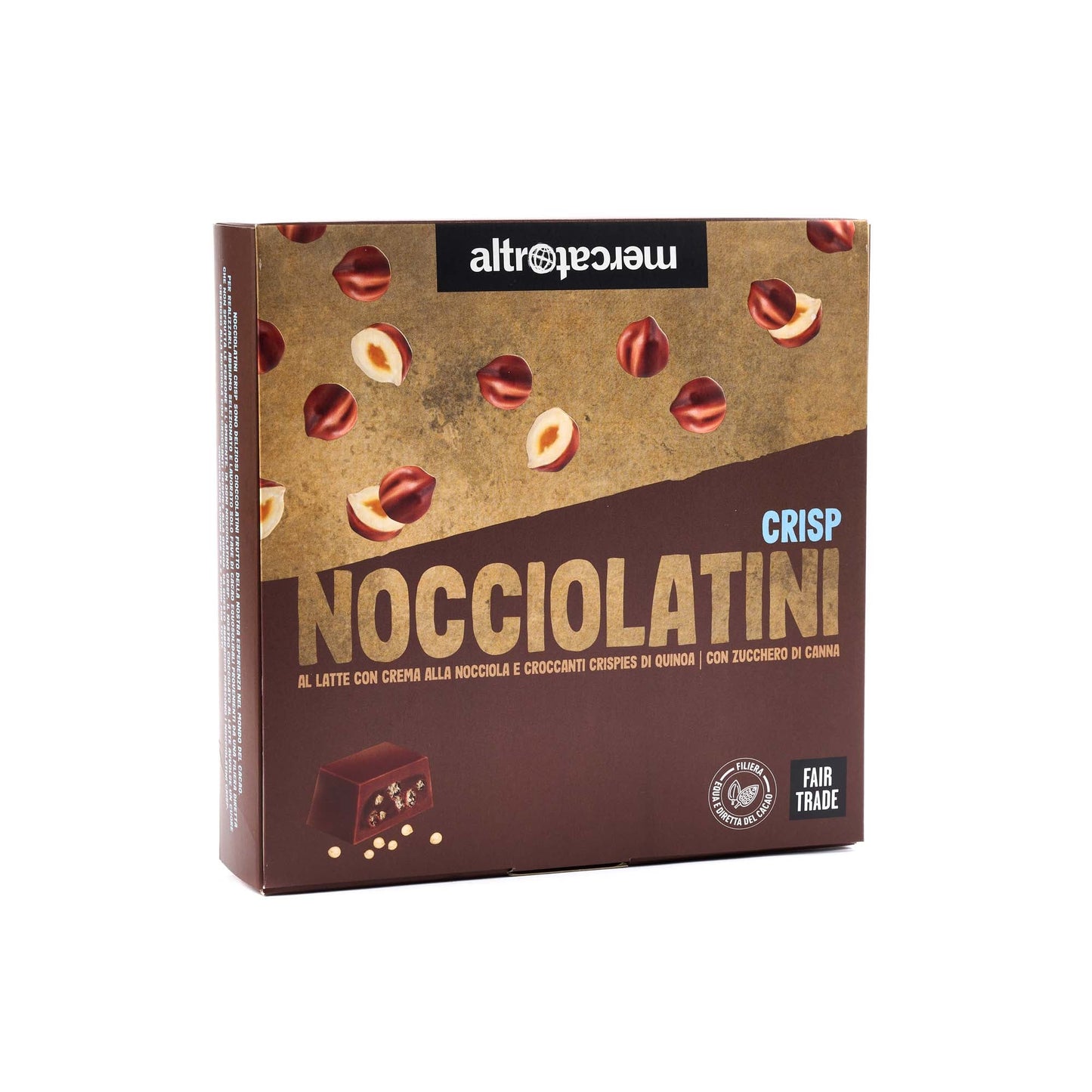 Nocciolatini Crisp cioccolatini ripieni alla nocciola | 250 g