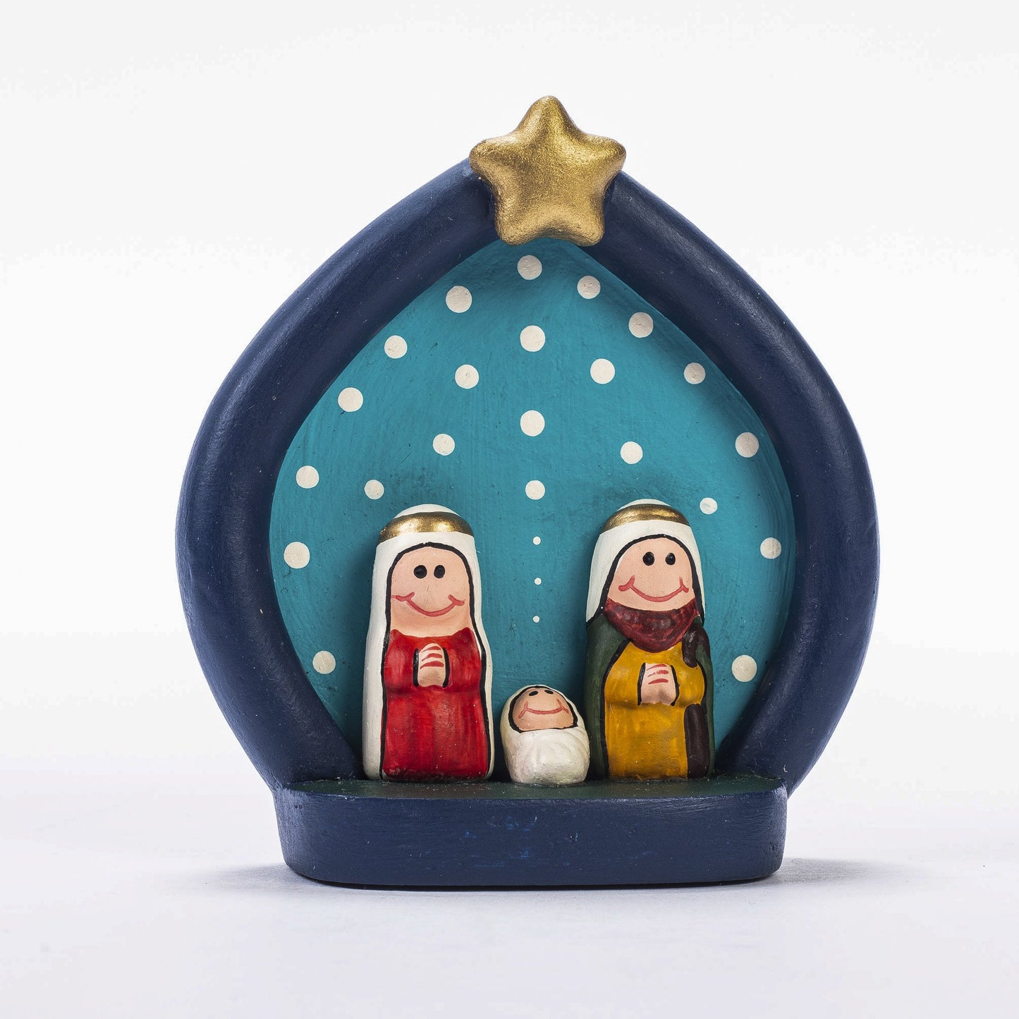 Presepe Nevicata terracotta