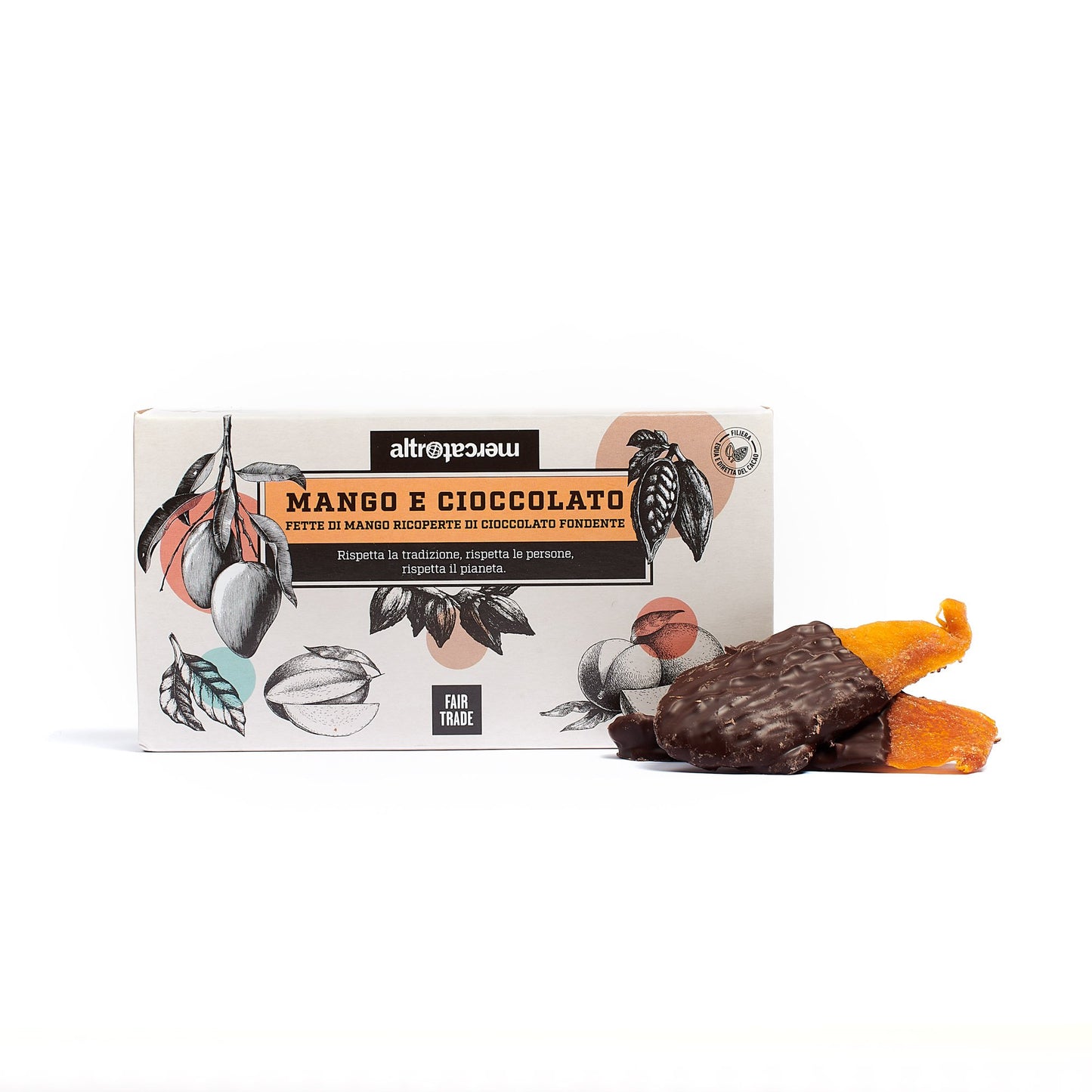 Mango ricoperto al cioccolato fondente | 115 g