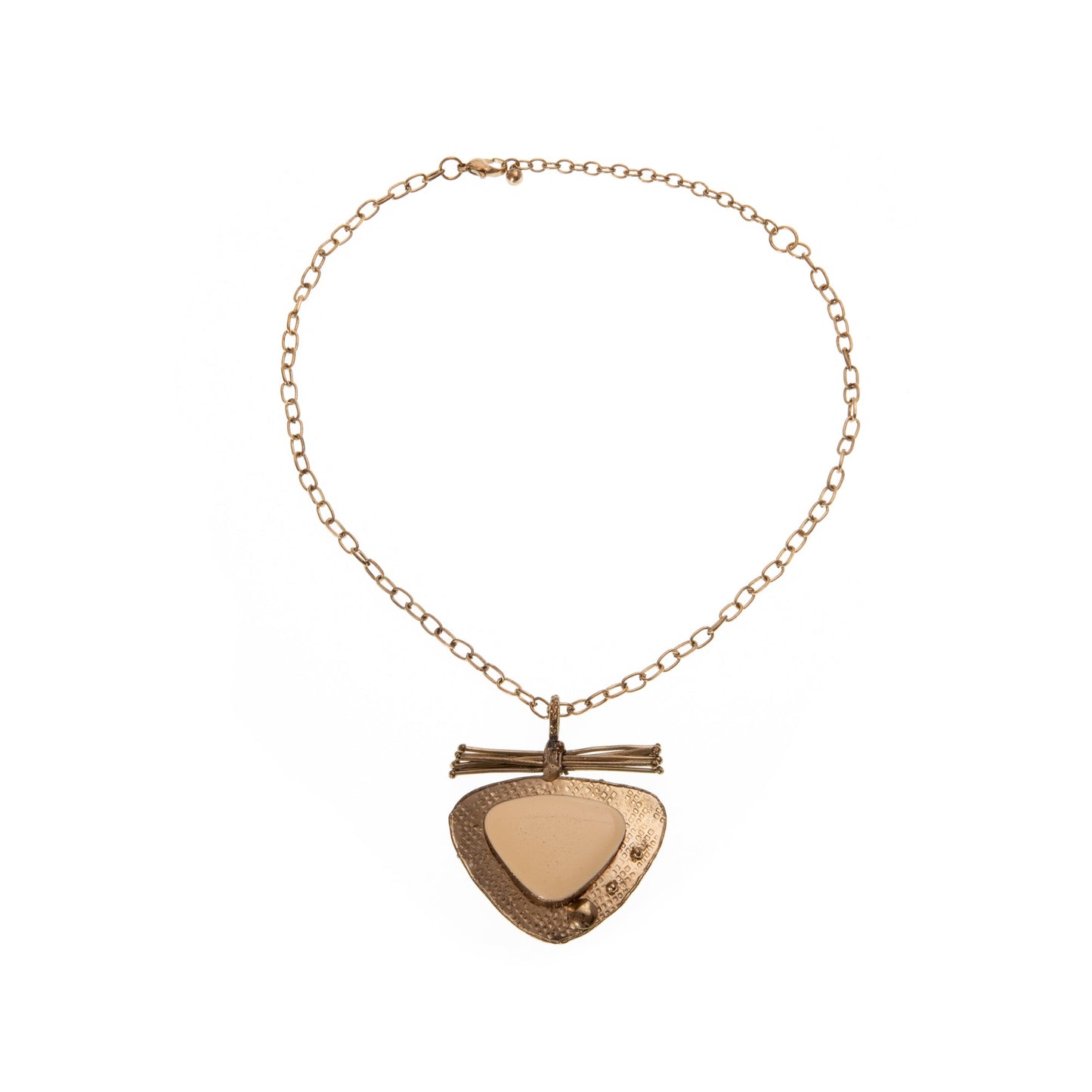 Collana Ecate ottone e resina