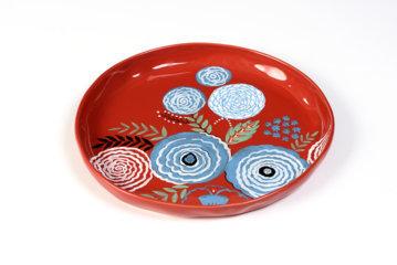 Piatto da portata tondo Giardino ceramica