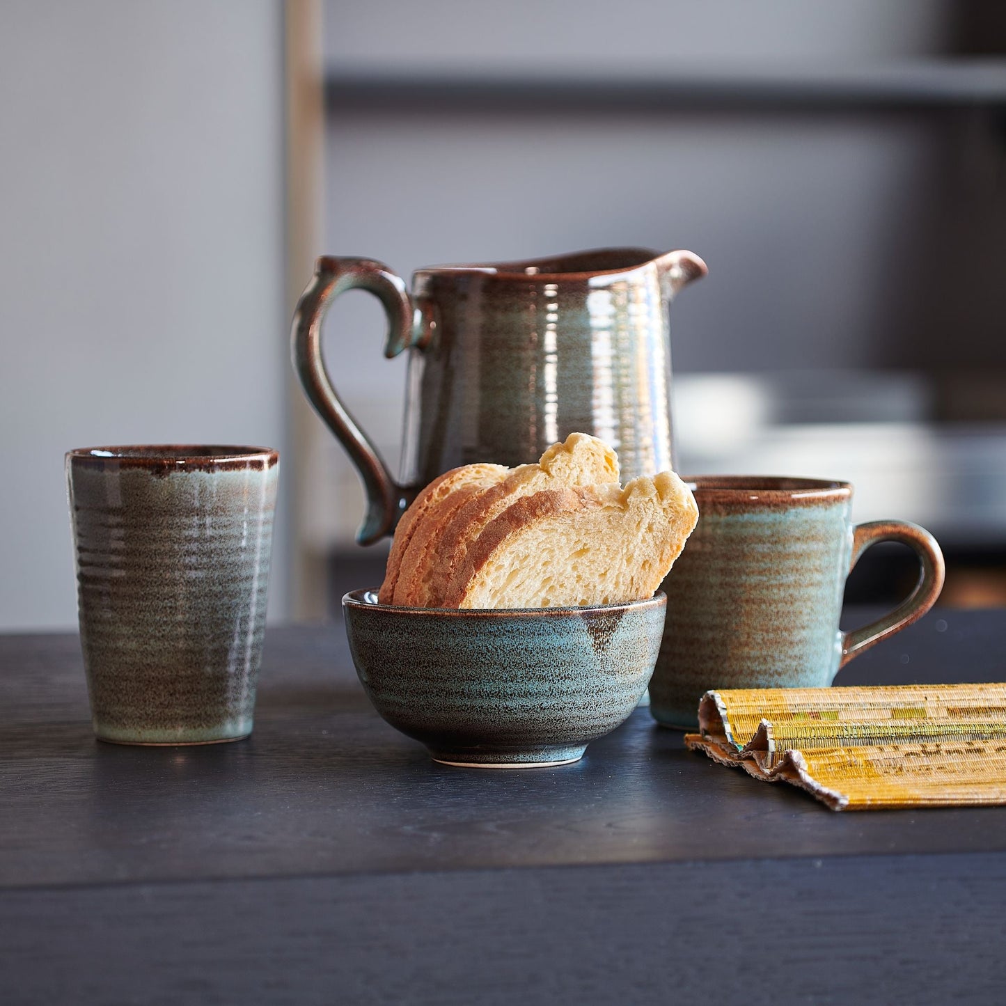 Caraffa Ribbed ceramica