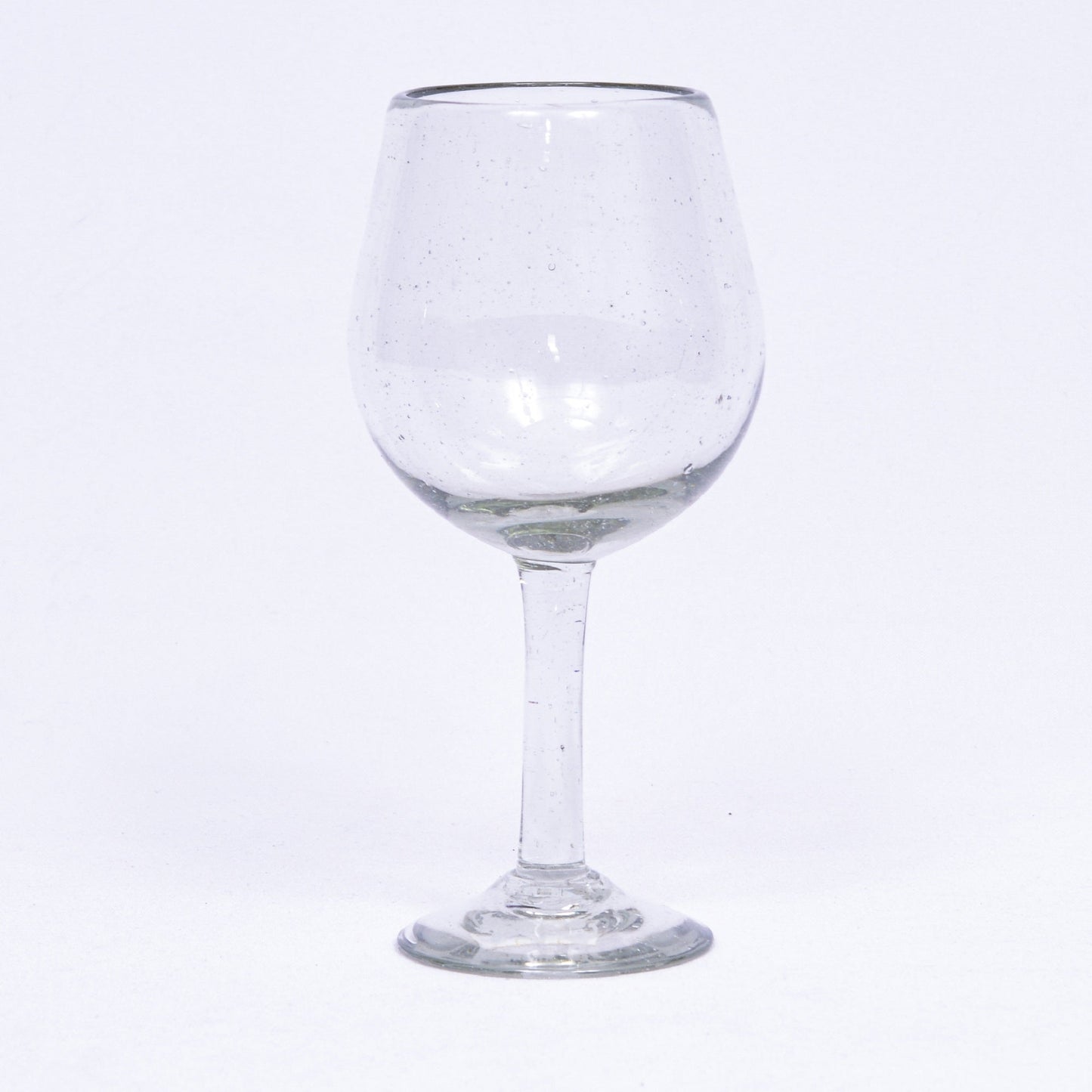 Coppia bicchieri vino rosso Trasparenze vetro soffiato