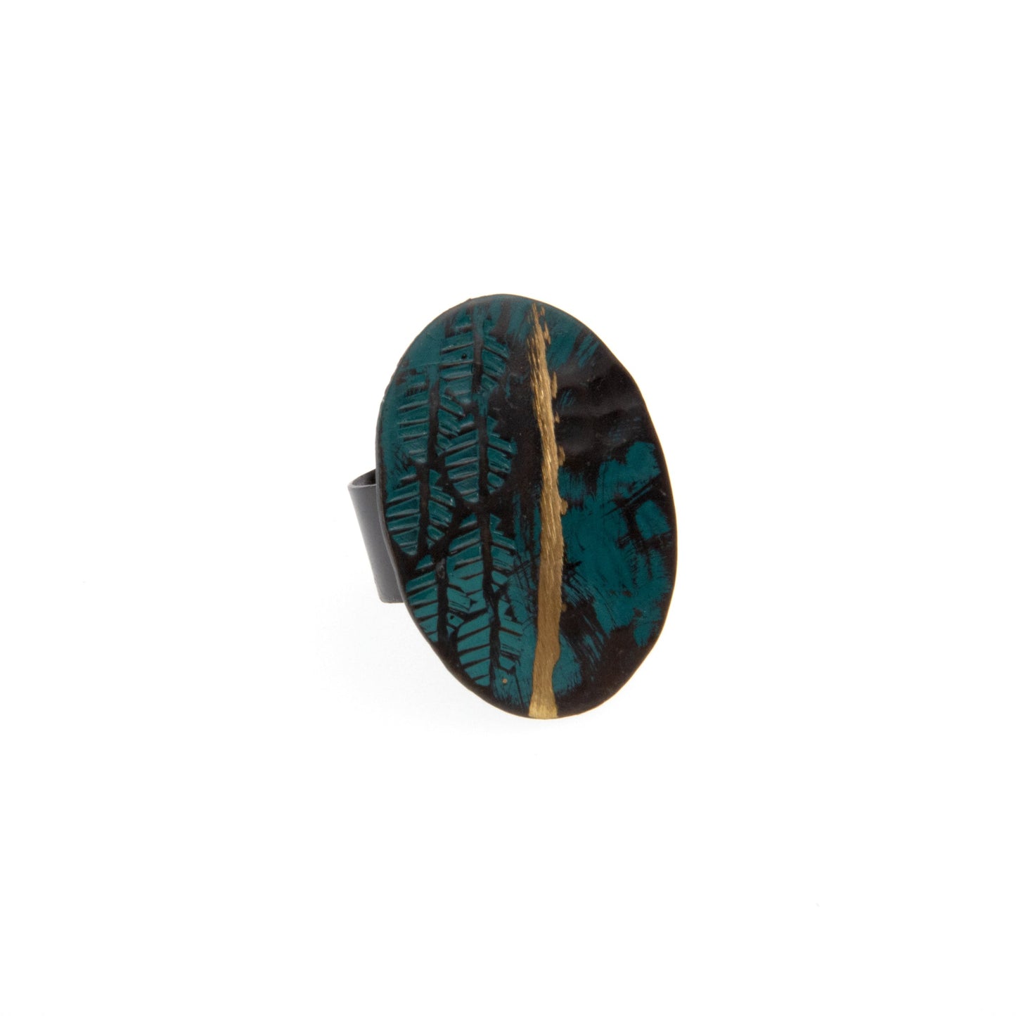 Anello Graffio ottone