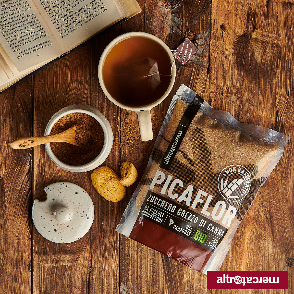 Zucchero grezzo di canna Picaflor - bio | 500 g