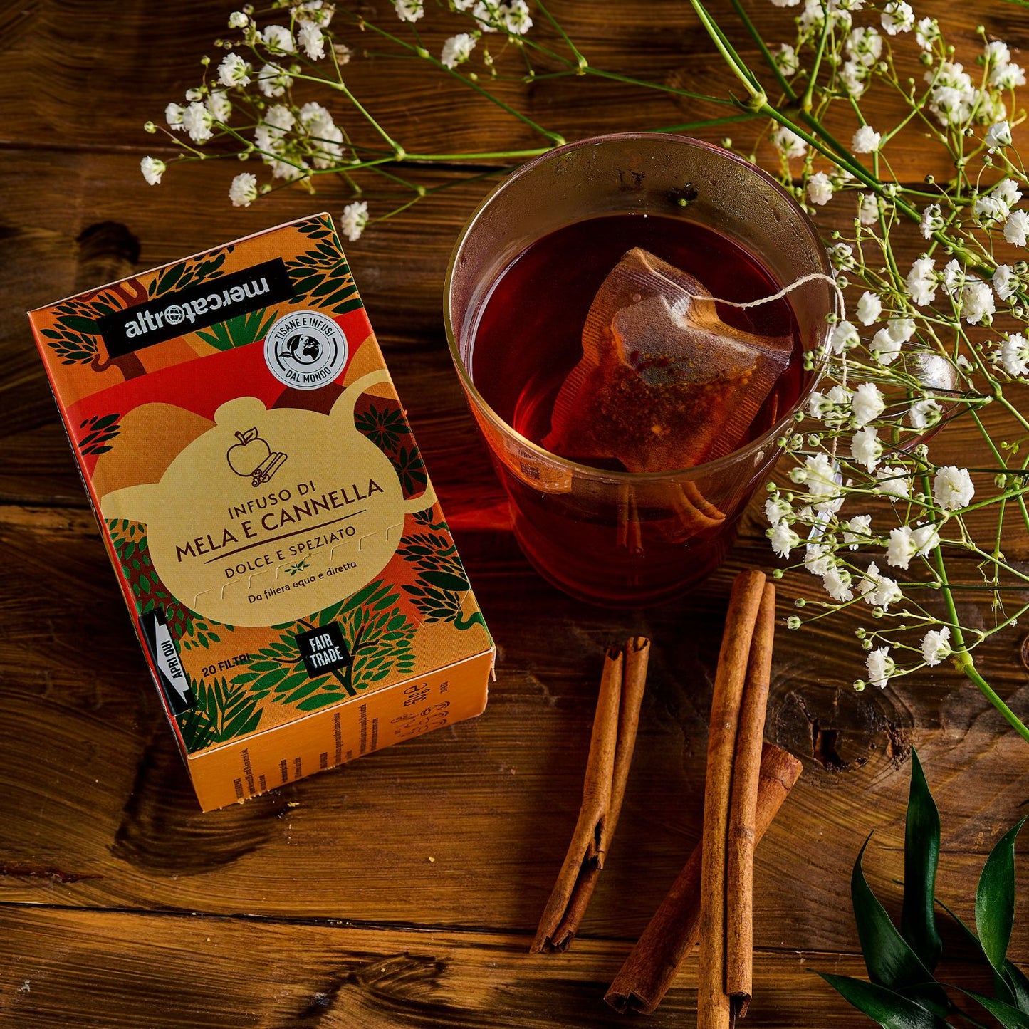 Infuso mela e cannella in filtri | 50 g