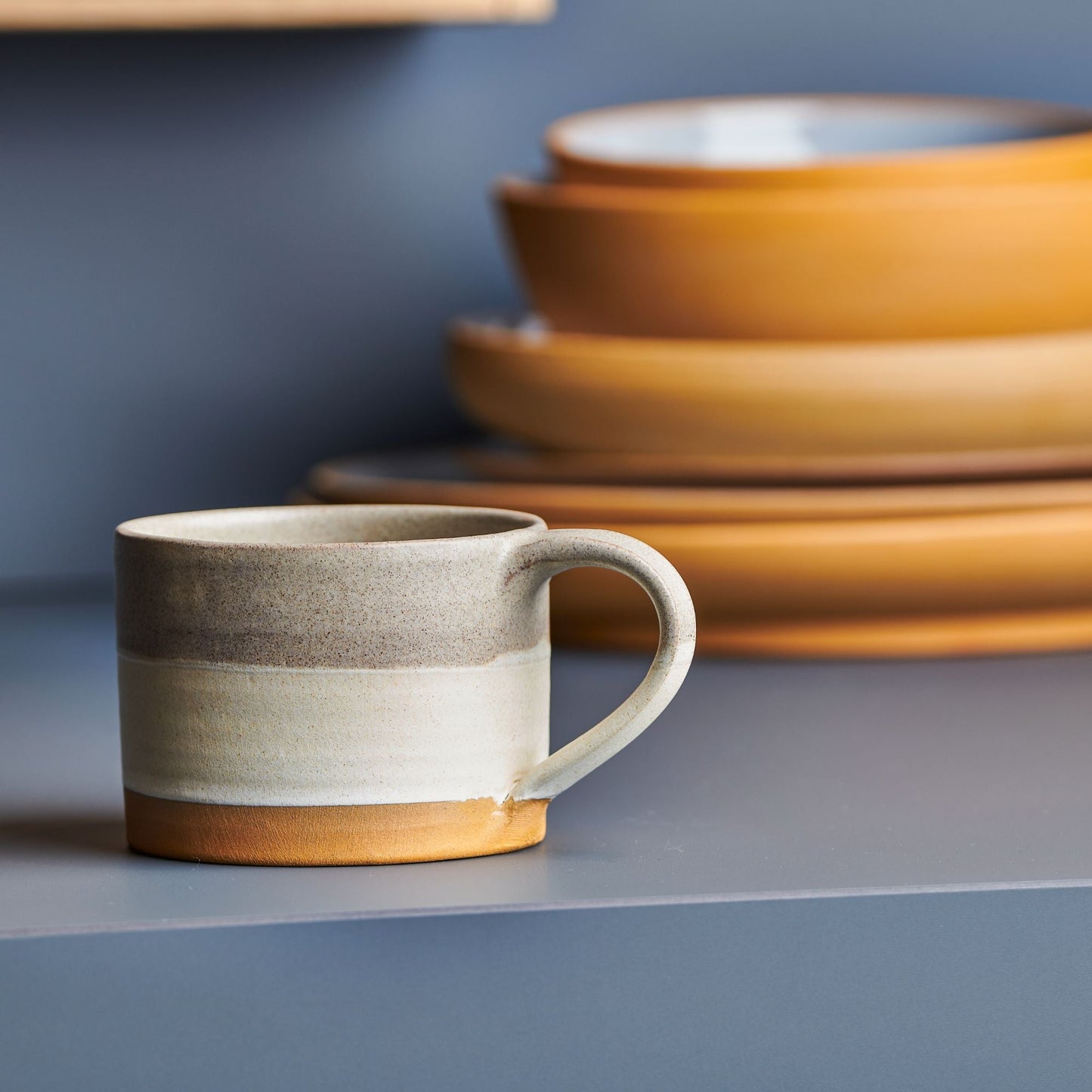 Mug piccola Anelli ceramica gres