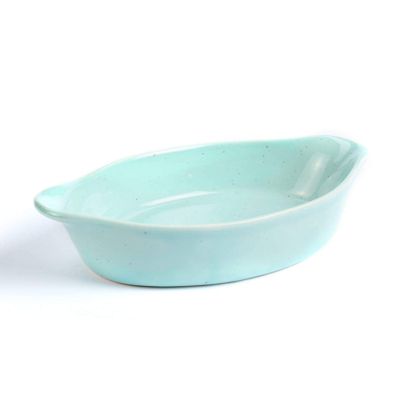 Teglia ovale Sabbia azzurrino