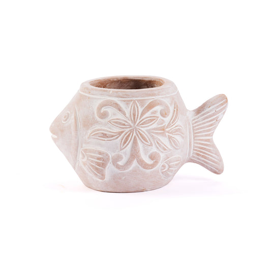 Vaso Pesce terracotta