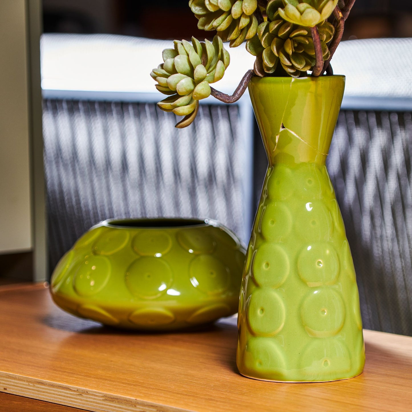 Vaso alto Echini ceramica