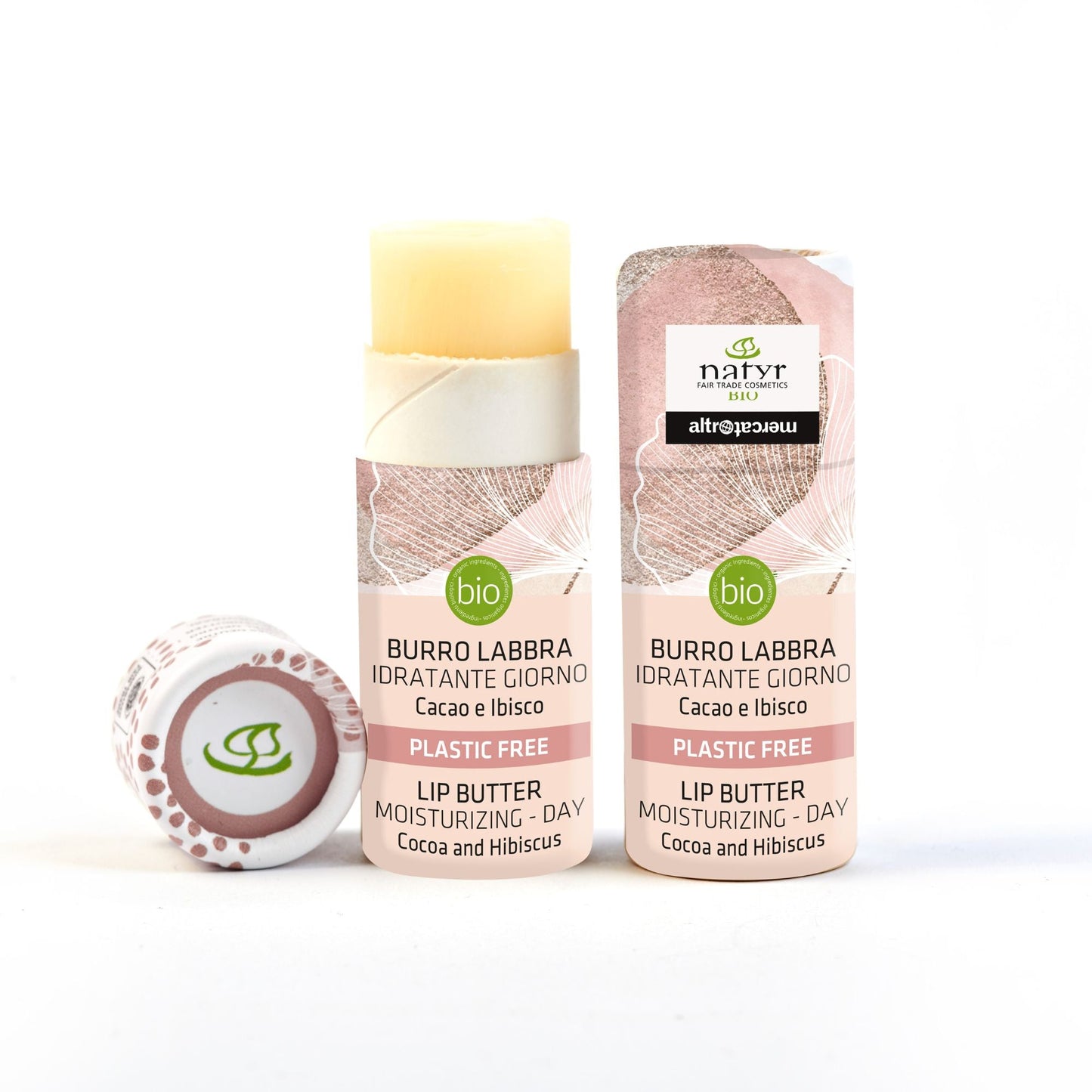 Burro labbra idratante cacao e ibisco - bio | 10 gr