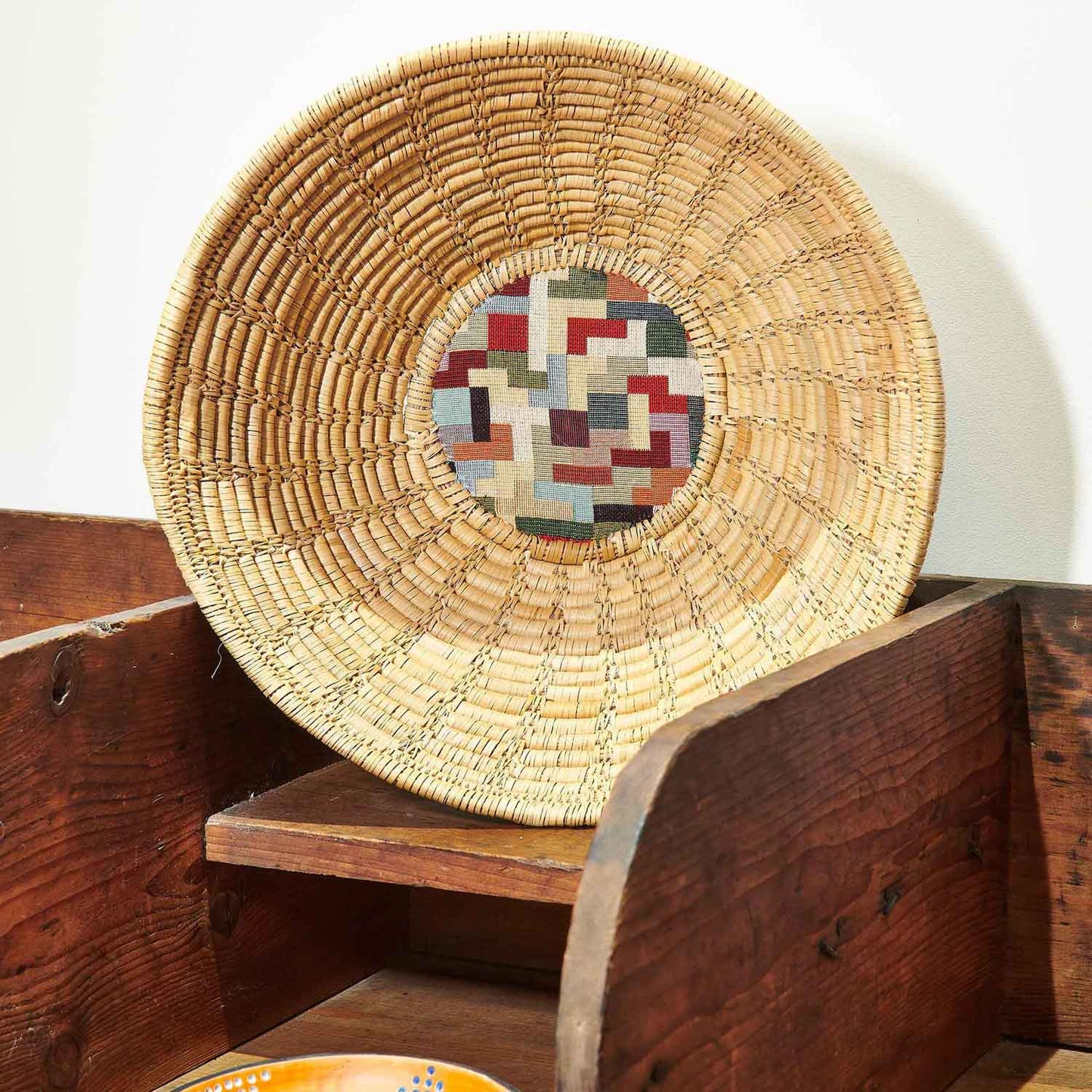 Cesto Corbula giunco e cotone