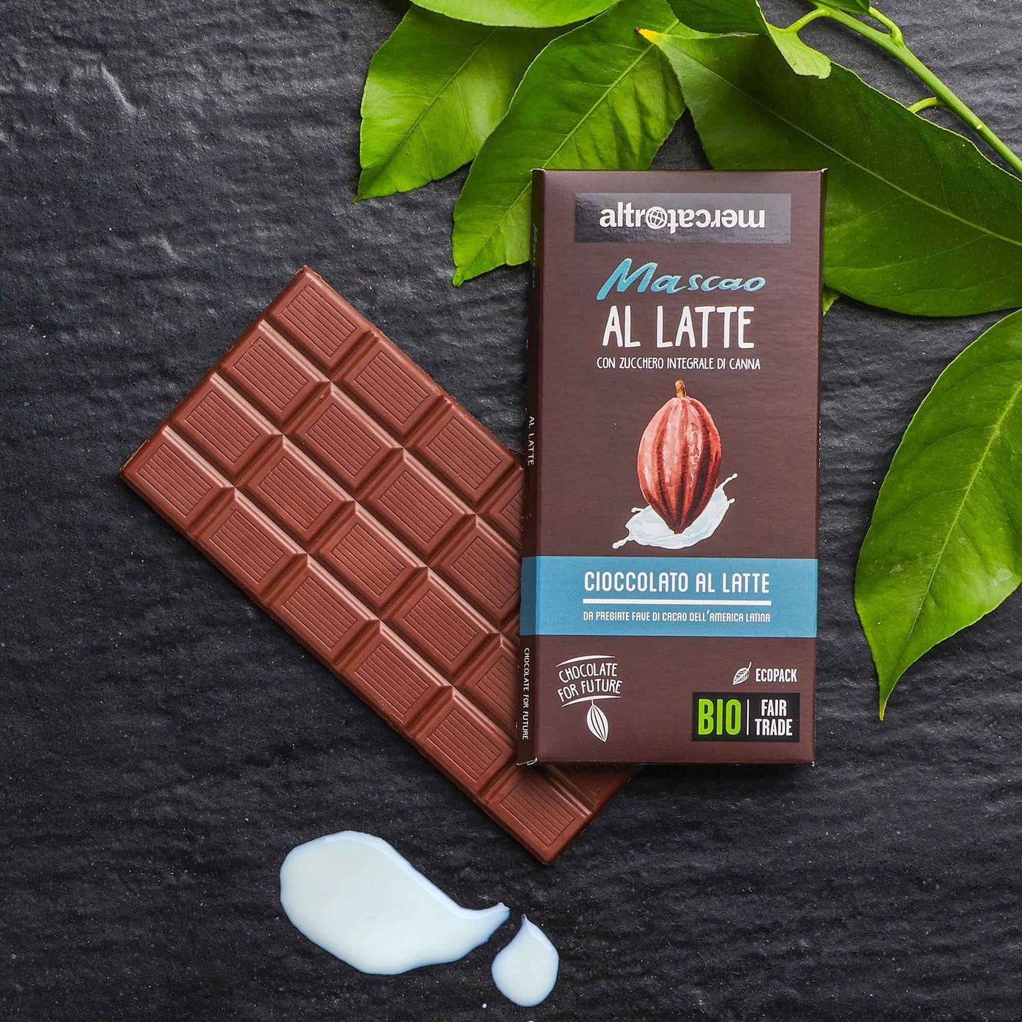 Cioccolato Mascao al latte - bio | 80 g