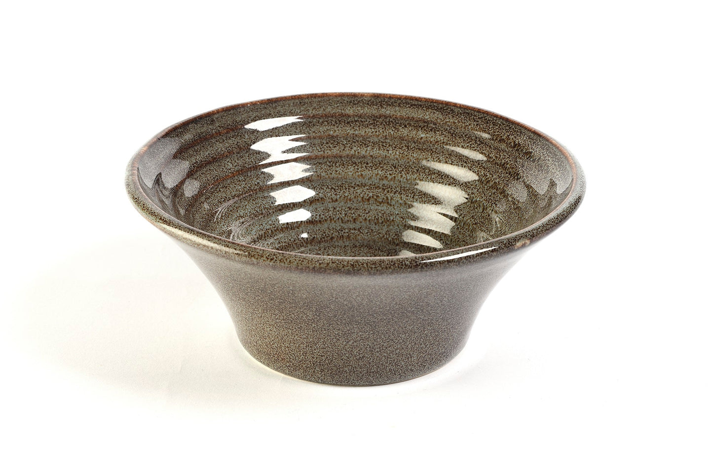 Ciotola piatto fondo media Ribbed ceramica