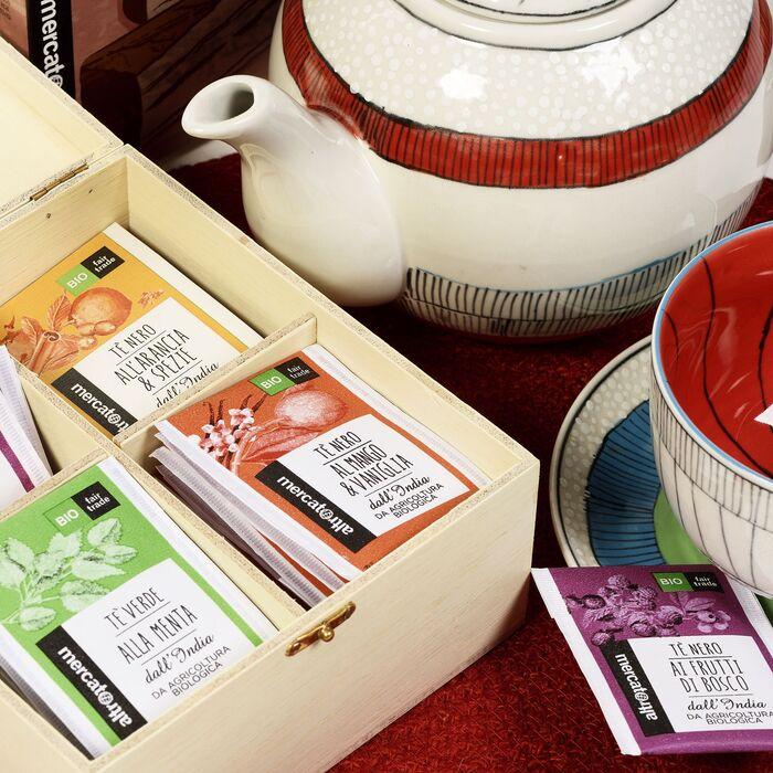Tè aromatizzati in cofanetto - bio | 80 g