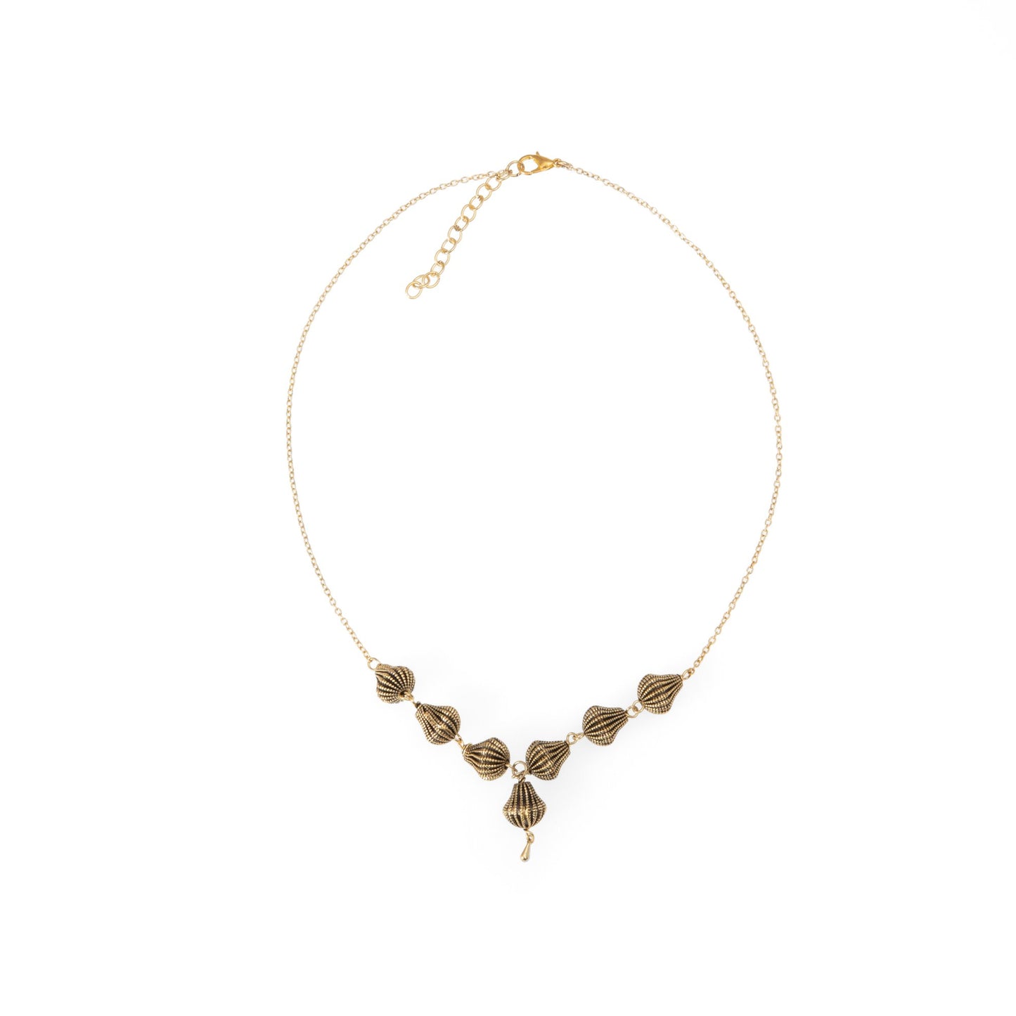 Collana Coccinea ottone