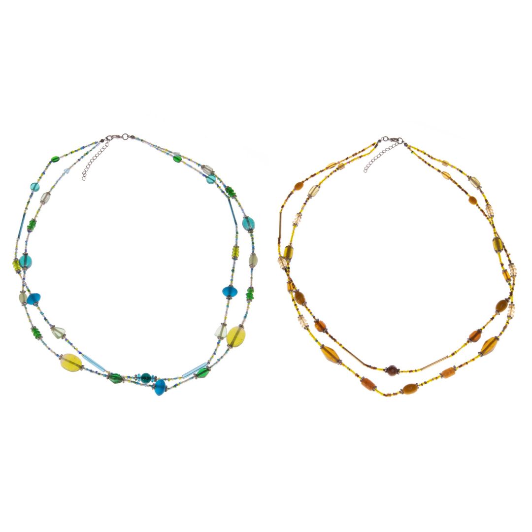 Collana Granella vetro