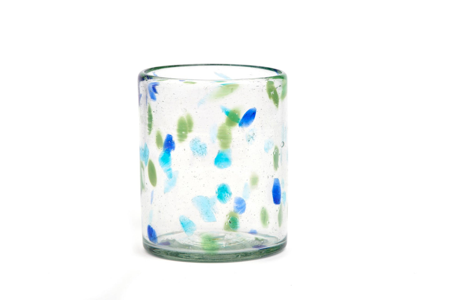 Set 6 bicchieri Gocce vetro artigianale