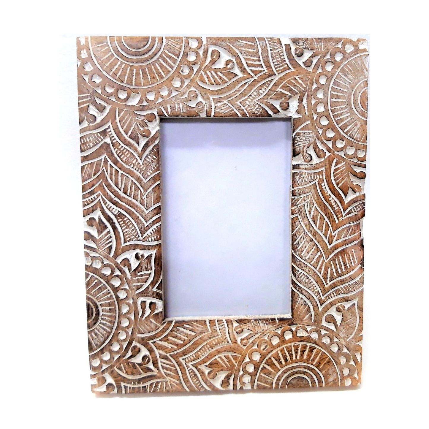 Cornice Mandala legno